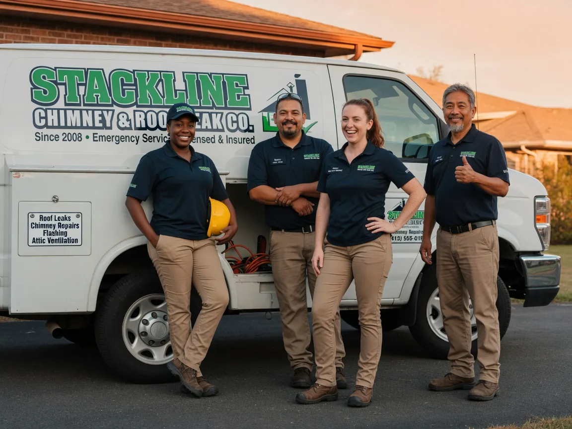Chimney flashing repair company in Mills River, NC